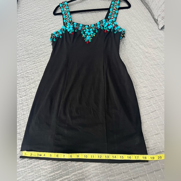 Muse Boston Proper dress, Crystals, Beads & built in slip w/ side zipper Size 8 - Picture 4 of 7